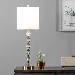 NuLOOM Lighting Ferrara 29" Crystal Table Lamp