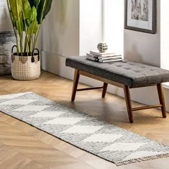 NuLOOM New Arrivals Collins Lined Diamonds Area Rug
