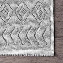 NuLOOM New Arrivals Ethan Textured Trellis Bath Mat
