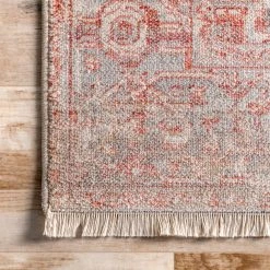 NuLOOM Best Sellers Vintage Harriet Medallion Fringe Area Rug