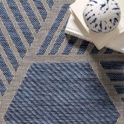 NuLOOM New Arrivals Milania Geometric Lattice Indoor/Outdoor Area Rug