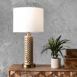 NuLOOM New Arrivals Windsor 24" Wood Table Lamp