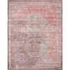 NuLOOM Justine Machine Washable Faded Geometric Medallion Area Rug
