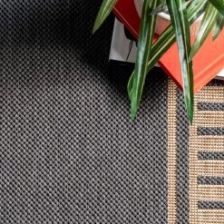 NuLOOM Asha Simple Border Indoor/Outdoor Area Rug New Arrivals 39 NuLOOM Asha Simple Border Indoor/Outdoor Area Rug New Arrivals