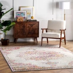 NuLOOM Vintage Medallion Leola Area Rug