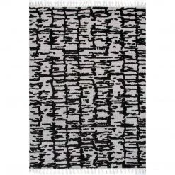 NuLOOM Cosette Abstract High Low Textured Tassel Area Rug New Arrivals