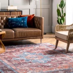 NuLOOM Zena Machine Washable Medallion Area Rug 18 NuLOOM Zena Machine Washable Medallion Area Rug