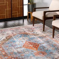 NuLOOM Farley Medallion Fringe Area Rug