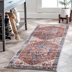 NuLOOM Best Sellers Vintage Harriet Medallion Fringe Area Rug