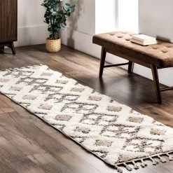 NuLOOM Amalia Southwestern High Low Shaggy Tassel Area Rug New Arrivals