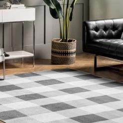 NuLOOM New Arrivals Buffalo Plaid Washable Area Rug