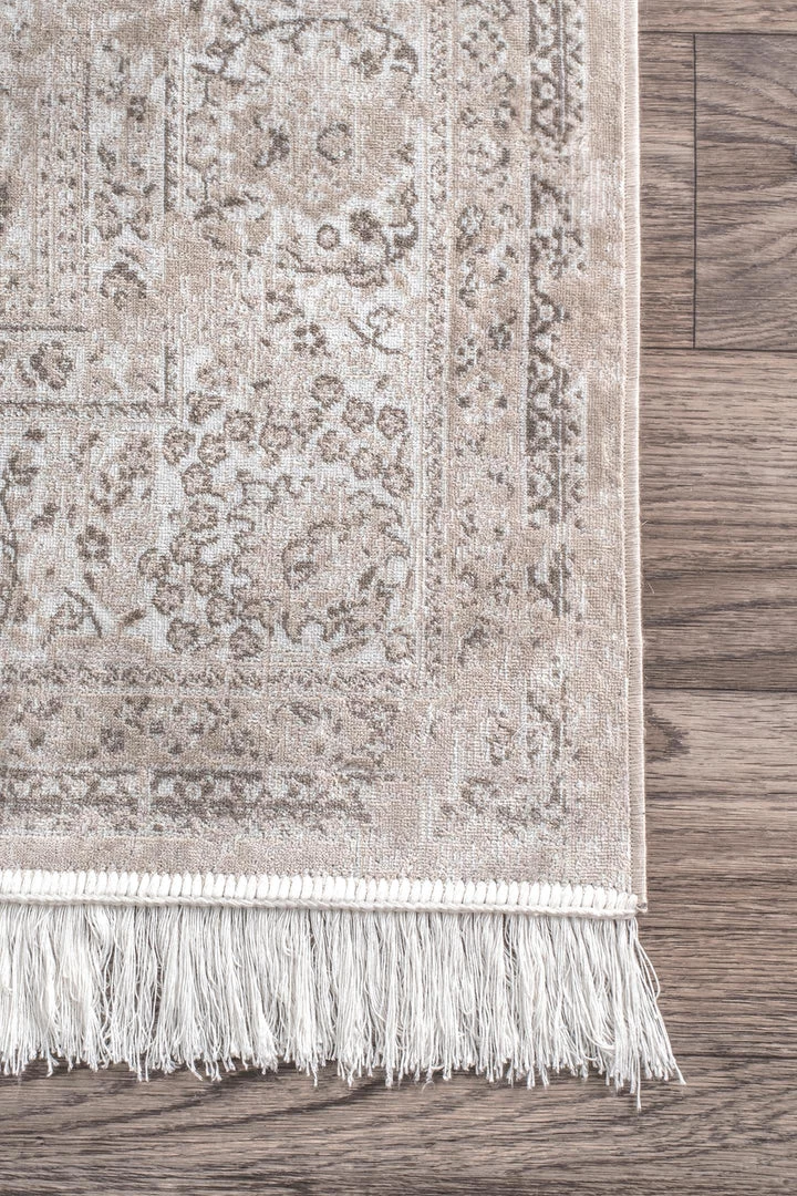 NuLOOM New Arrivals Vintage Medallion Cantrell Fringe Area Rug 13 NuLOOM New Arrivals Vintage Medallion Cantrell Fringe Area Rug