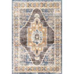 NuLOOM New Arrivals Transitional Stacey Medallion Area Rug