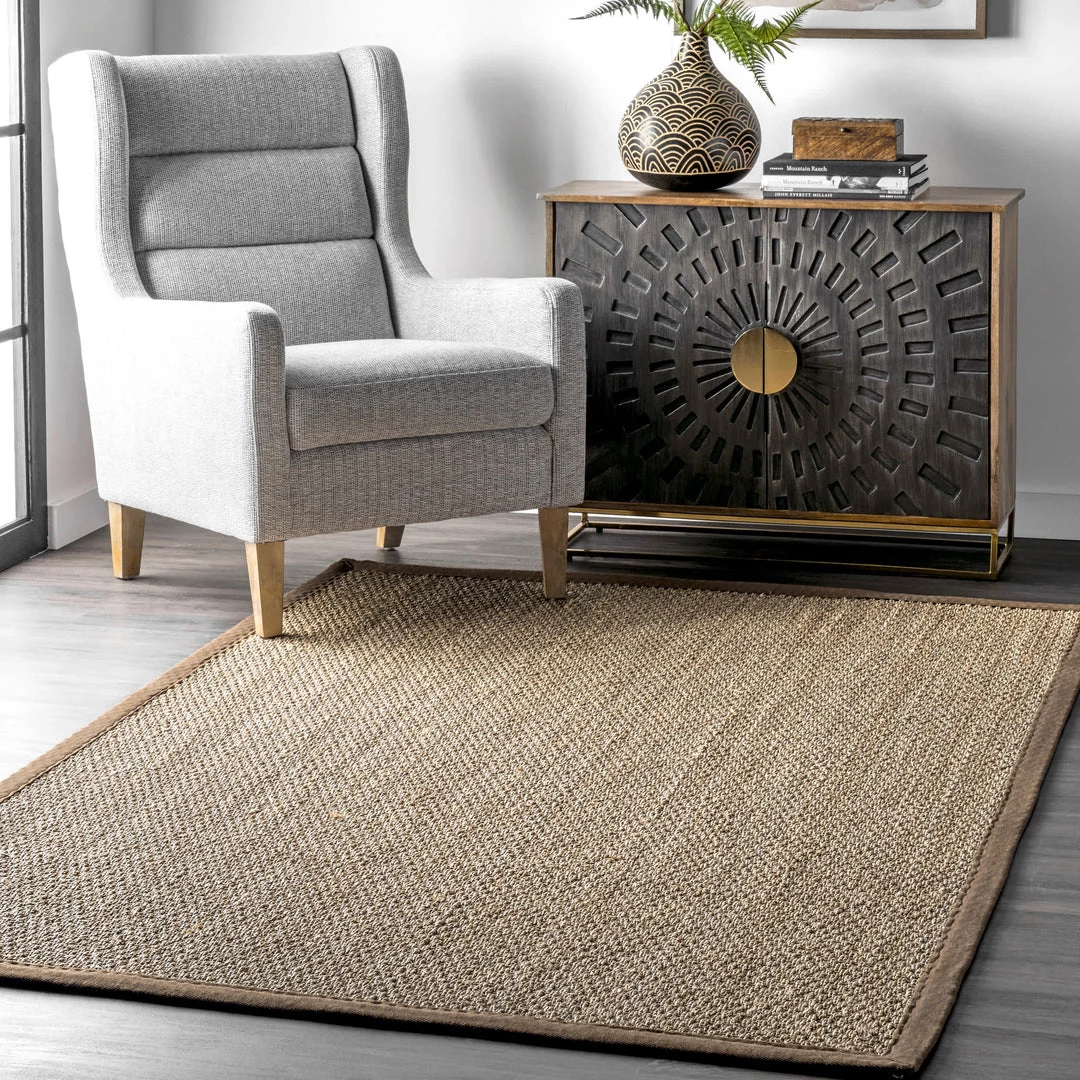 NuLOOM Elijah Seagrass With Border Area Rug 31 NuLOOM Elijah Seagrass With Border Area Rug