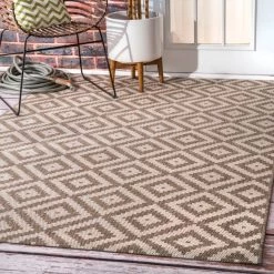 NuLOOM New Arrivals Marybelle Tribal Diamond Trellis Area Rug