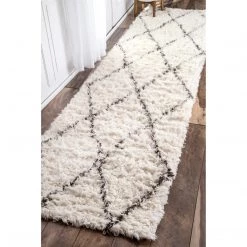 NuLOOM Hand Made Marrakech Shag Area Rug Contemporary