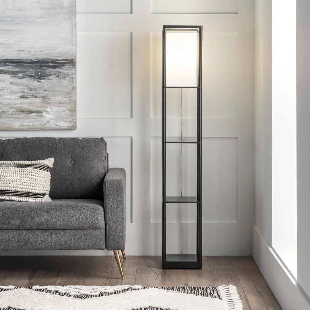 NuLOOM Stanton 63" Traditional Shelf Floor Lamp 2 NuLOOM Stanton 63" Traditional Shelf Floor Lamp