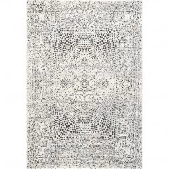 NuLOOM New Arrivals Leila Abstract Modern Medallion Area Rug