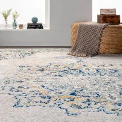 NuLOOM Vintage Medallion Leola Area Rug