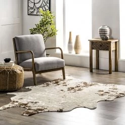 NuLOOM Faux Cowhide Washable Area Rug New Arrivals