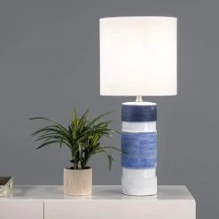 NuLOOM Cypress 25" Ceramic Table Lamp