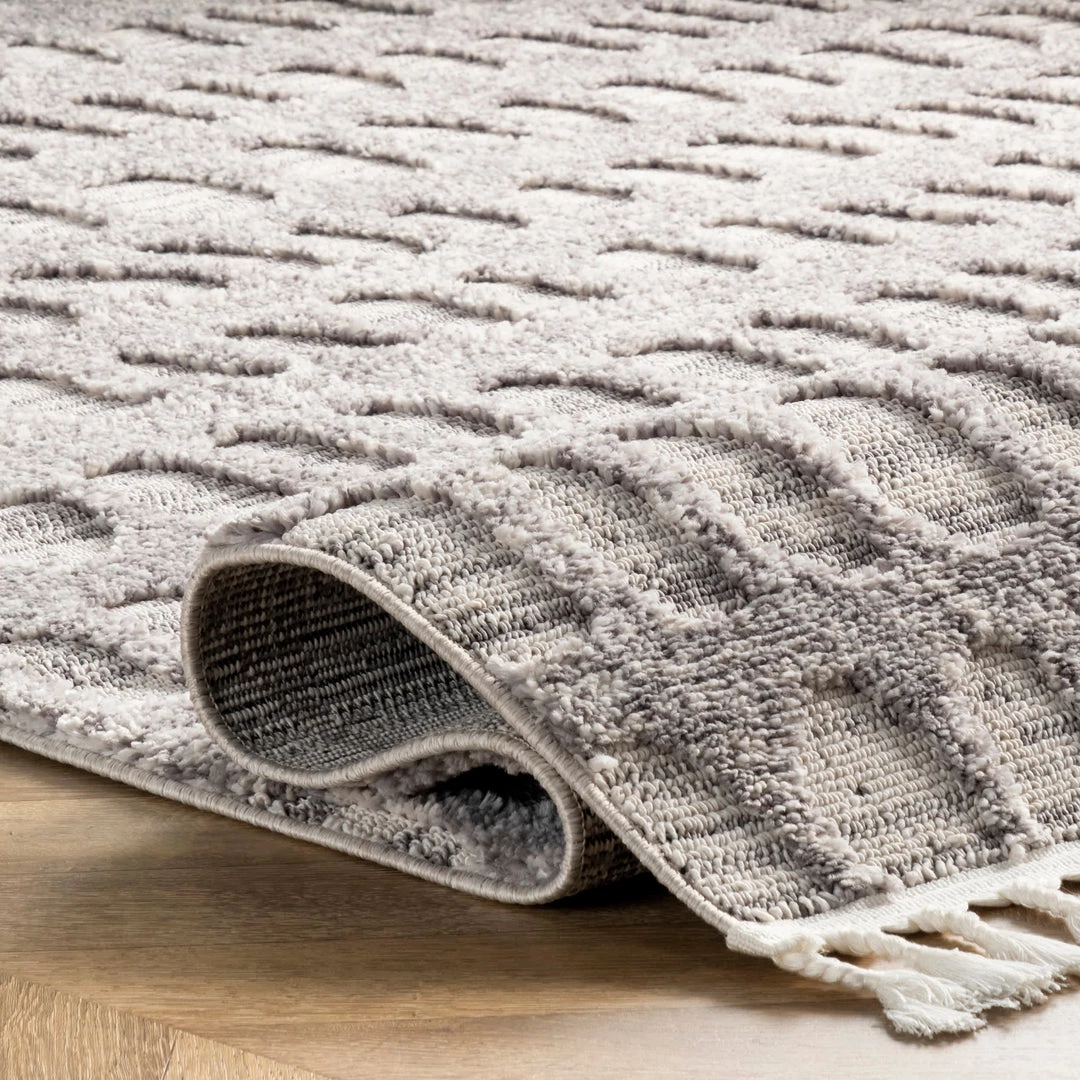 NuLOOM Jean Textured Ovals Tassel Area Rug 4 NuLOOM Jean Textured Ovals Tassel Area Rug