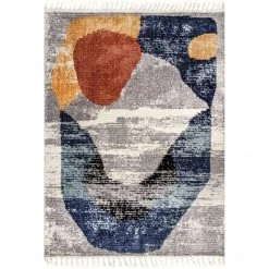NuLOOM Hilary Shaggy Abstract Tassel Area Rug