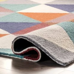 NuLOOM New Arrivals Sophie Wool Modern Abstract Collage Area Rug