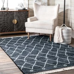 NuLOOM Krystal Trellis Tassel Area Rug New Arrivals