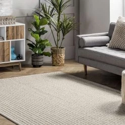 NuLOOM New Arrivals Pinstriped Sisal Area Rug