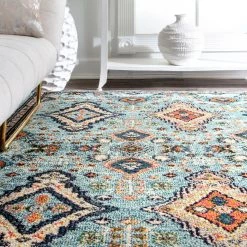 NuLOOM Traditional Diamond Elayne Area Rug