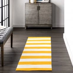 NuLOOM Gracen Cotton Stripe Area Rug New Arrivals