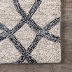 NuLOOM Hand Tufted Syreeta Trellis Contemporary
