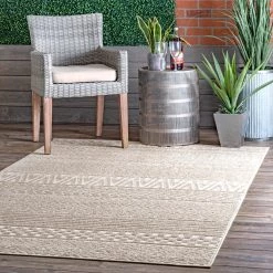 NuLOOM New Arrivals Kamryn Textured Tribal Indoor/Outdoor Area Rug