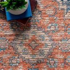 NuLOOM New Arrivals Mina Traditional Medallion Tassel Flatweave Area Rug