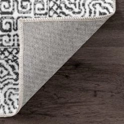 NuLOOM New Arrivals Hart Machine Washable Abstract Tribal Area Rug