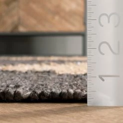 NuLOOM Pandora Diamond Jute Area Rug