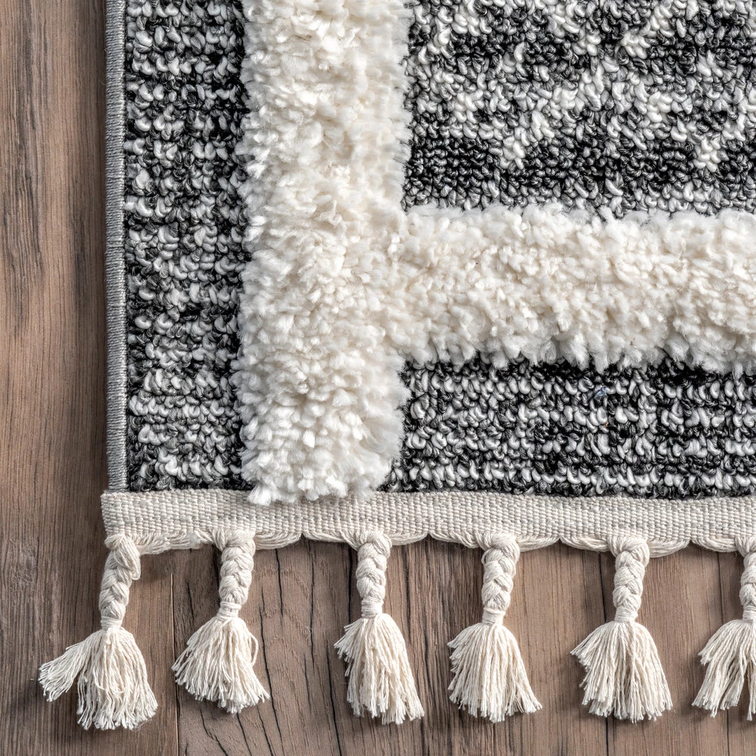 NuLOOM Portia Contemporary High Low Shaggy Tassel Area Rug New Arrivals 5 NuLOOM Portia Contemporary High Low Shaggy Tassel Area Rug New Arrivals