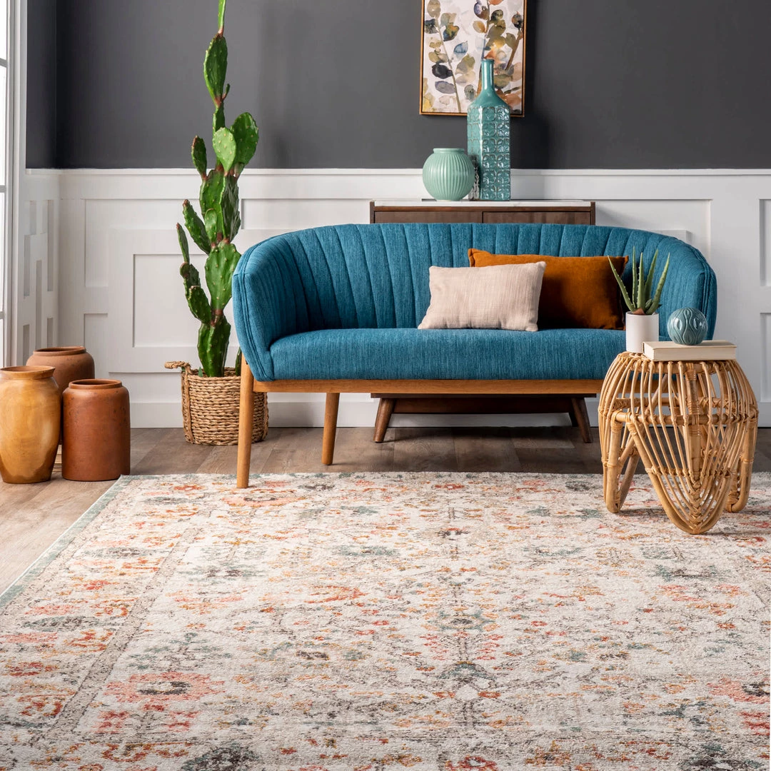 NuLOOM Vintage Floral Lenore Area Rug 8 NuLOOM Vintage Floral Lenore Area Rug