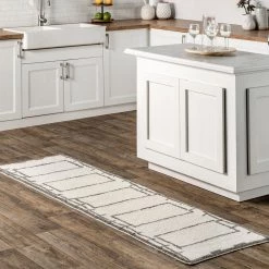 NuLOOM Isabella Machine Washable Wool Contemporary Geometric Area Rug New Arrivals