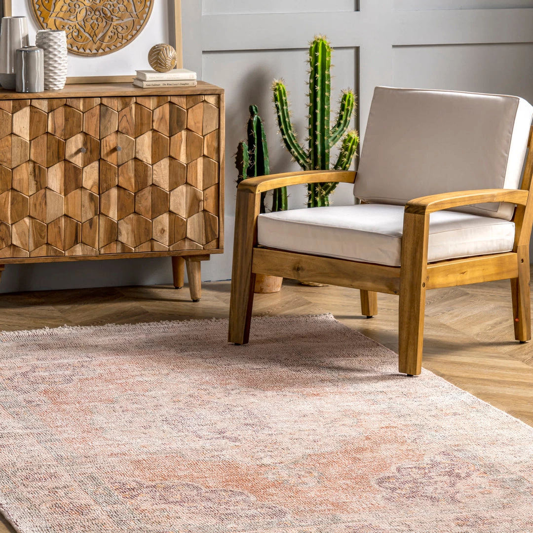 NuLOOM Mildred Distressed Floral Medallion Tassel Area Rug New Arrivals 9 NuLOOM Mildred Distressed Floral Medallion Tassel Area Rug New Arrivals