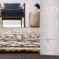 NuLOOM Ethnic Trellis Jute Area Rug