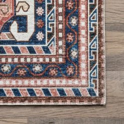 NuLOOM Nevaeh Machine Washable Bohemian Medallion Area Rug