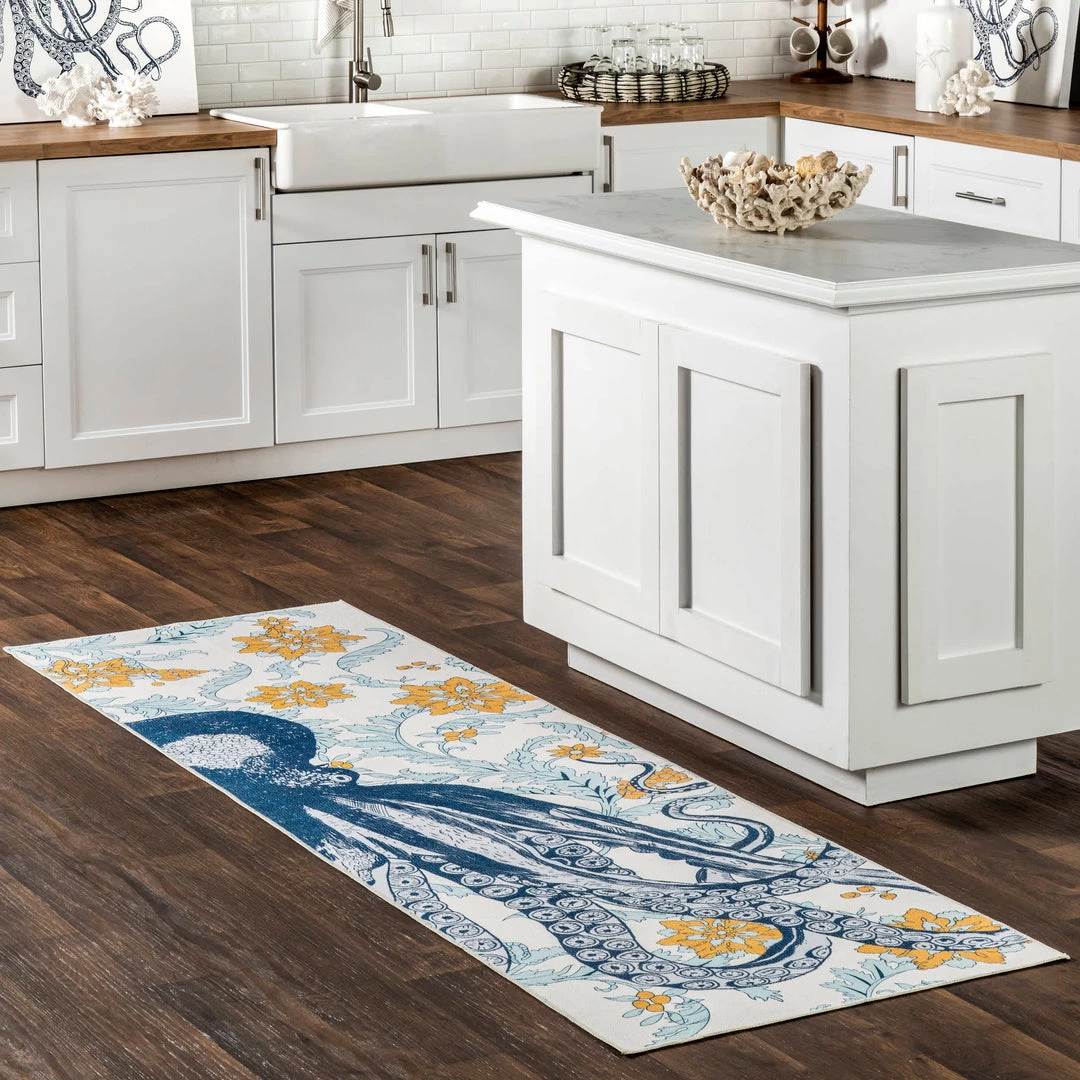 NuLOOM Patricia Machine Washable Octopus Area Rug 10 NuLOOM Patricia Machine Washable Octopus Area Rug