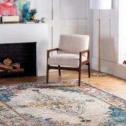 NuLOOM Vintage Medallion Veronica Area Rug Best Sellers