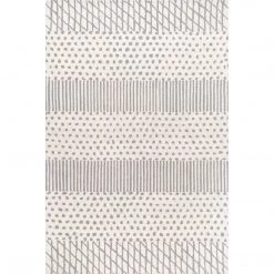 NuLOOM Maggie Hand Tufted Wool Polka Dot Stripe Area Rug