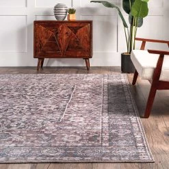 NuLOOM New Arrivals Darcey Machine Washable Traditional Floral Medallion Area Rug 38 NuLOOM New Arrivals Darcey Machine Washable Traditional Floral Medallion Area Rug