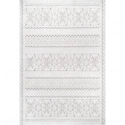 NuLOOM New Arrivals Valerie Textured Geometric Tribal Indoor/Outdoor Area Rug