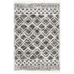 NuLOOM Ansley Shaggy Lattice Tassel Area Rug