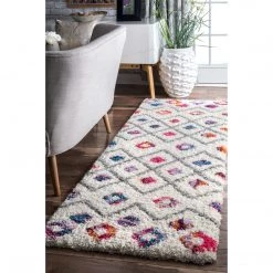 NuLOOM Tatyana Moroccan Diamond Trellis Shaggy New Arrivals